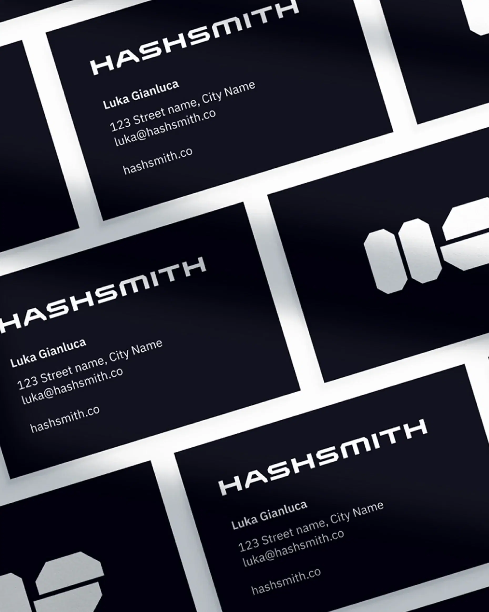 Hashsmith business card design