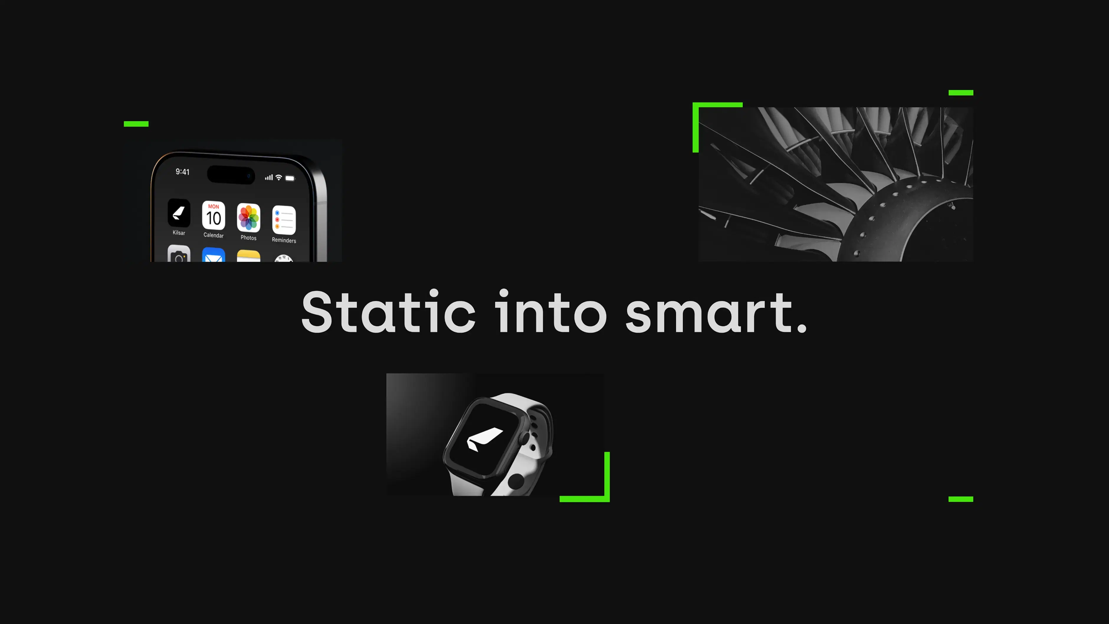 Kilsar visual and copy elements