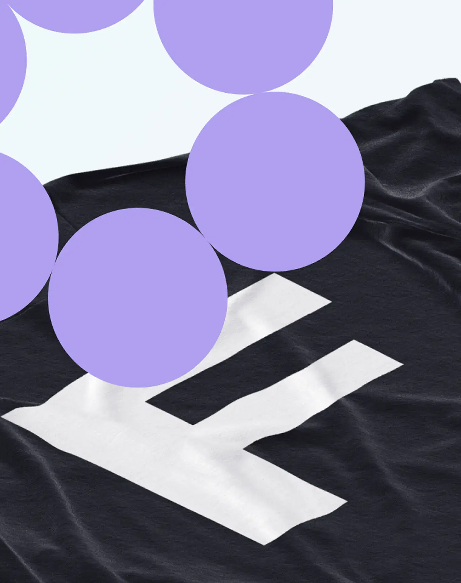 Decorative promo boosters image with T-shirt branding application